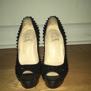 Christian Louboutin spike pumps